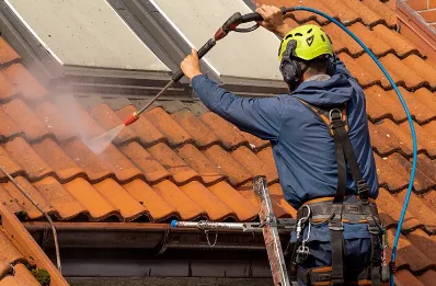 Démoussage et hydrofuge de toiture à Lannéanou